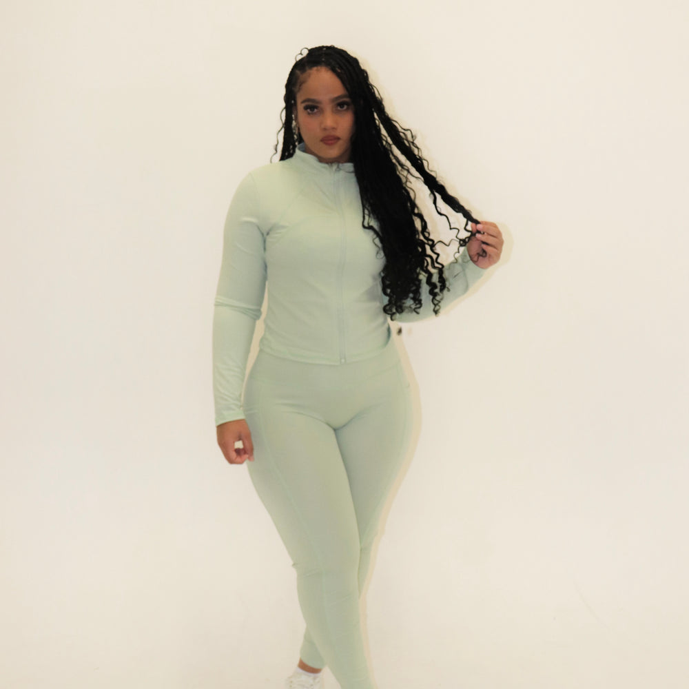 3 Piece Light Green Legging Set - Ravi-bySteph