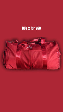  Women's Duffle Gym Bag with Shoe Compartment Collection in Burgundy
