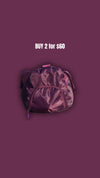 Purple Duffel Bag with Shoe Compartment